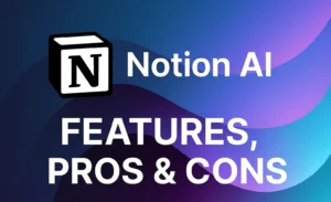 Notion AI app interface for writing, summarizing, and organizing notes